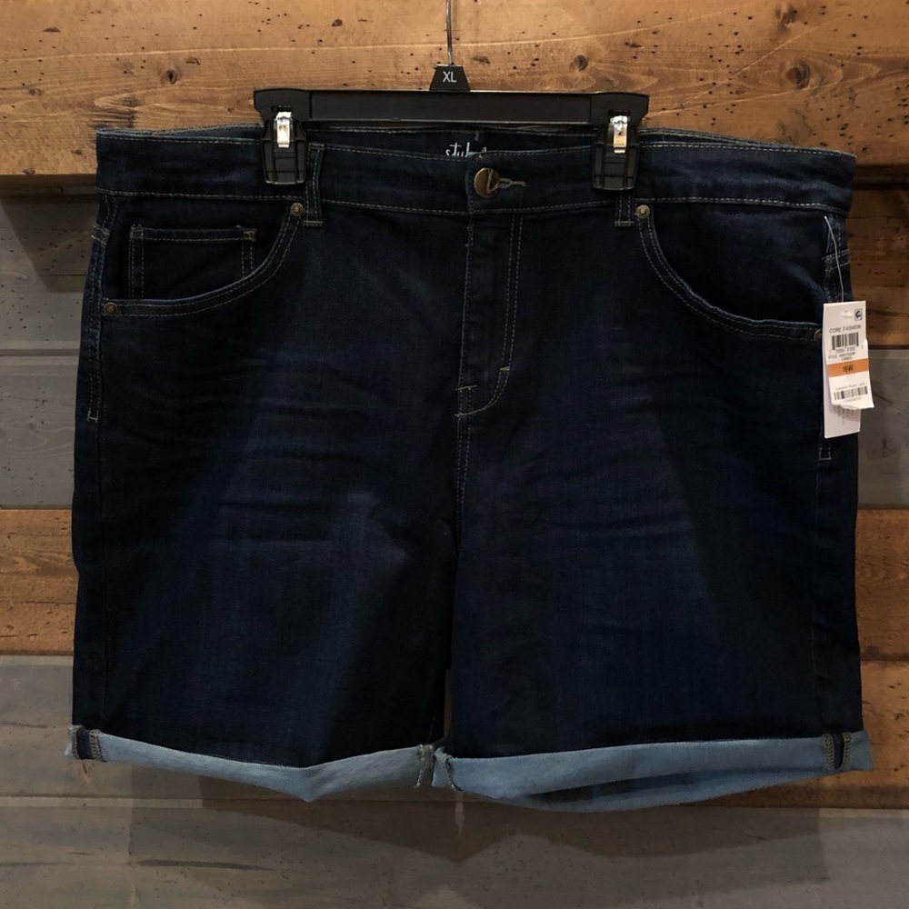 Denim shorts size 16W